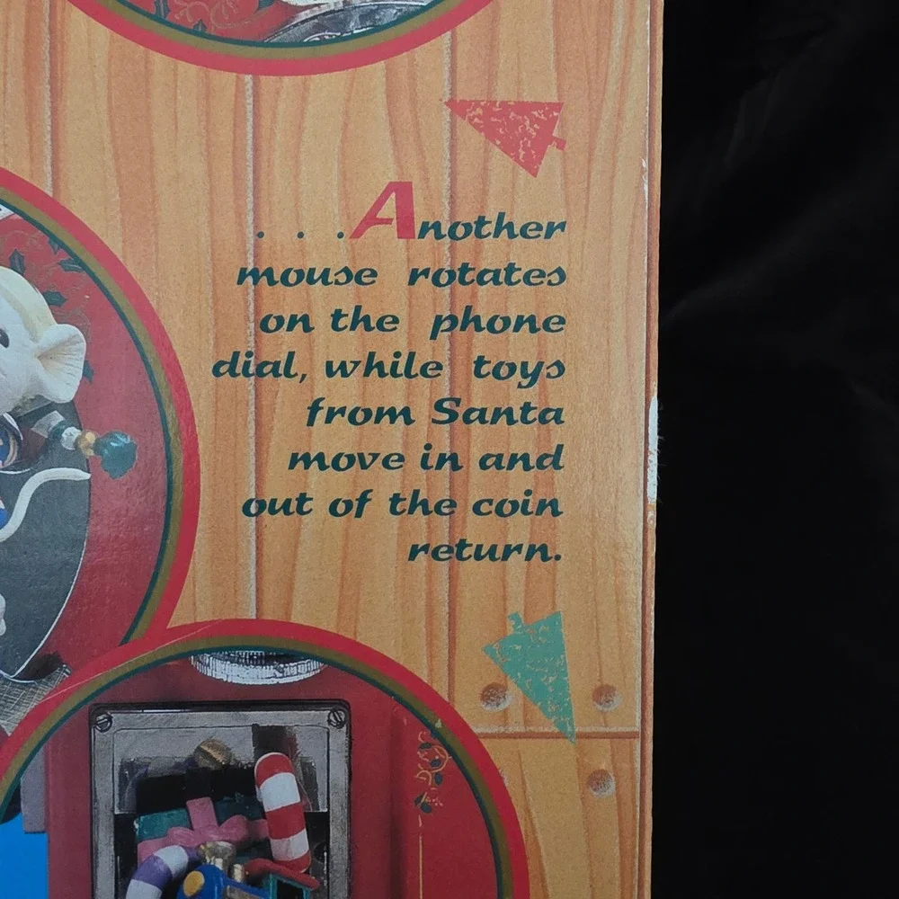 VTG Enesco Calling 2-Collect Deluxe Action Musical Santa Hotline Phone Boxed